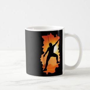 Caneca De Café Escalador de Pedra Montanhismo Escalada Bouldering