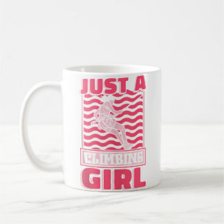 Caneca De Café Escaladora Pedra Montanhista Escalar Apenas Uma Me