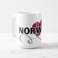 Escândalo de bandeira da Noruega com amor moderno