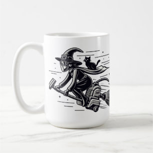Caneca De Café Escapar o Dia das Bruxas Rápido!