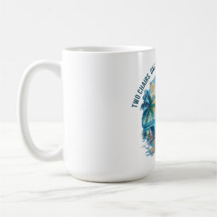 Caneca De Café Escape de praia: duas cadeiras, um sonho