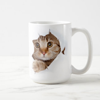 Caneca De Café escape do gato!