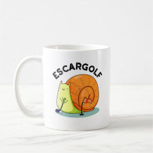 Caneca De Café Escar-Golf Funny Escargot Snail Pun