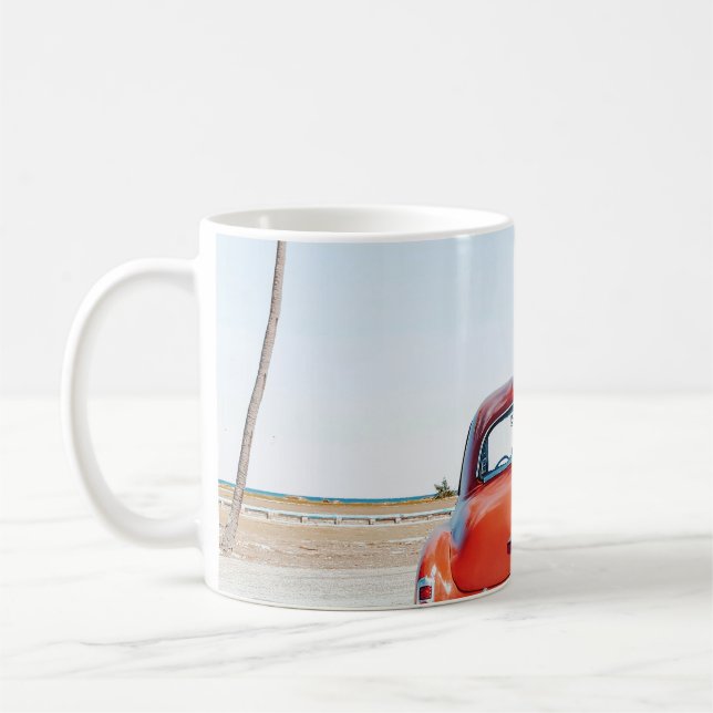 Caneca De Café Escaravelho ao lado dos coqueiros (Esquerda)