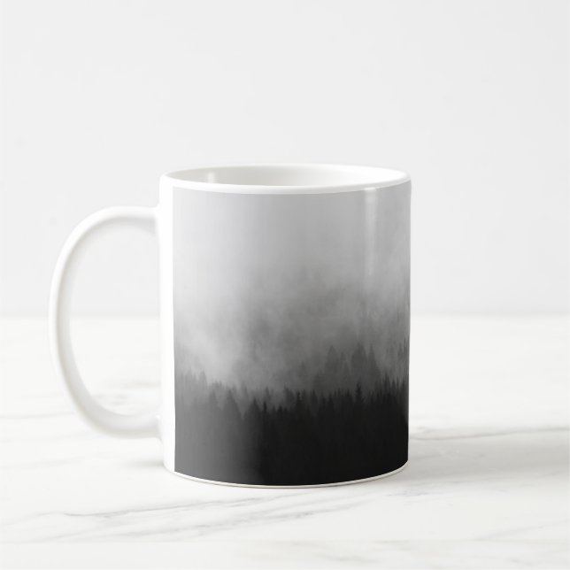 CANECA DE CAFÉ ESCASSETO DE ÁRVORES COM PEDAÇOS (Esquerda)