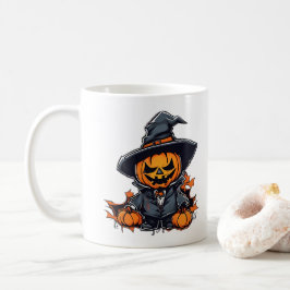 Caneca De Café Escassez de Abóbora do Halloween Decência Adorável