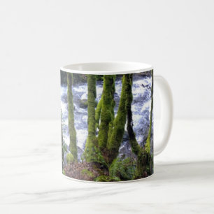 Caneca De Café Escoamento das Bridal Veil Falls, OR