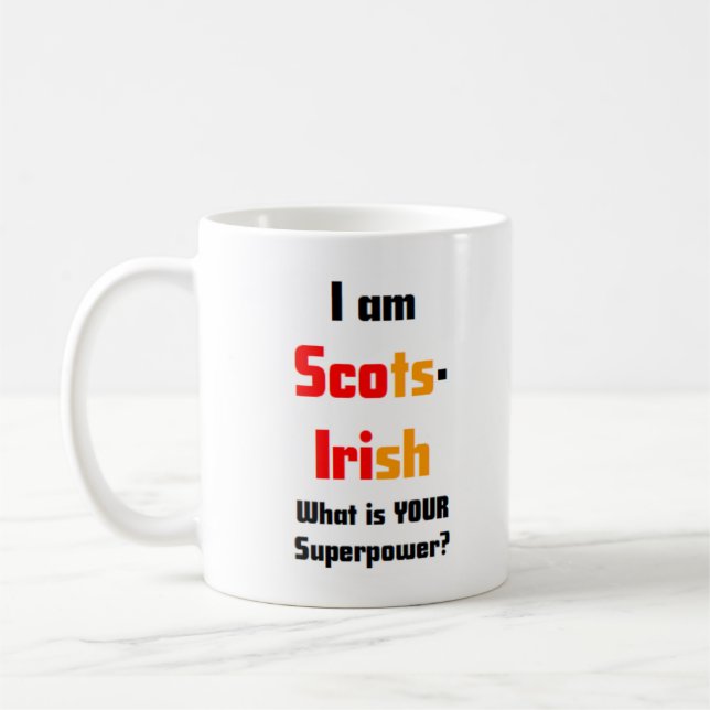 Caneca De Café escoceses-irlandeses (Esquerda)