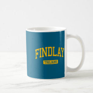 Caneca De Café Escola de ensino médio Findlay hs findlay oh espor