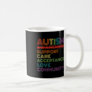 Caneca De Café Escola de Professores de Consciência do Autismo Re