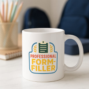 Caneca De Café Escola Enchedora de Formulários Profissionais Engr