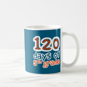 Caneca De Café Escola Fofa 120 Dias de Basquete 120º Dia Série Es