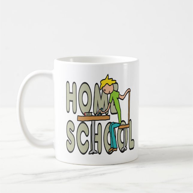 Caneca De Café Escolas de casa (Esquerda)