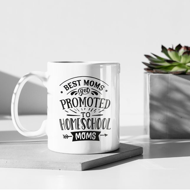 Caneca De Café Escolas de casa Melhor Mãe Café Mug - Escola de ca (Criador carregado)