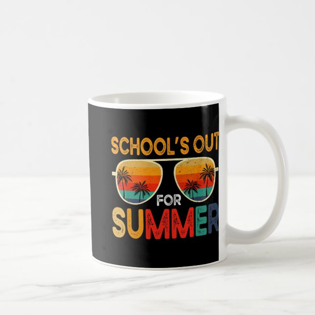 Caneca De Café Escolas Fora Para O Verão No Dia Passado De Profes (Direita)