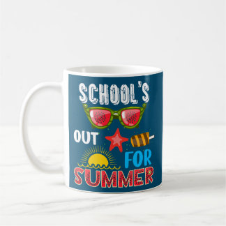 Caneca De Café escolas no verão passado professor