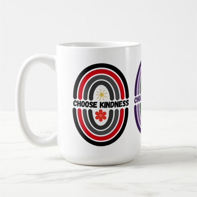 Caneca De Café Escolha a bondade, faça o mundo mais gentil (Esquerda)