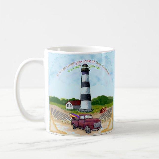 Caneca De Café Escolha de Caminhão Farol (Esquerda)