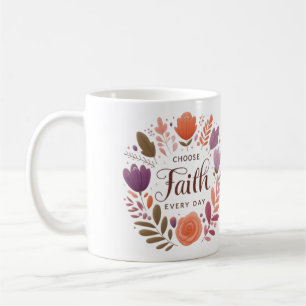 Caneca De Café Escolha fé todos os dias