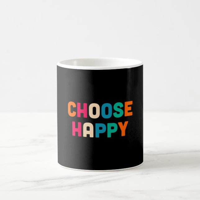 Caneca De Café Escolha feliz (Centro)