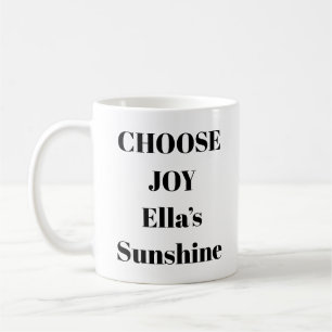 Caneca De Café Escolha Joy Inspirational Mug