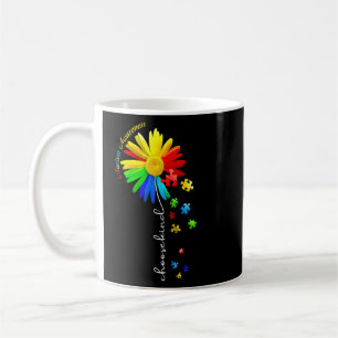 Caneca De Café Escolha o tipo de autismo Sensibilização Sunflower
