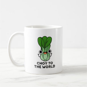 Caneca De Café Escolha Para O Mundo Bok Choy Veggie Pun