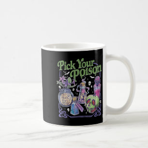Caneca De Café Escolha Seu Veneno, Princesa Vintage Halloween