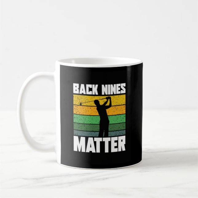 Caneca De Café Escolhe Design de Golfe - Camisetas e Dias de os p (Esquerda)