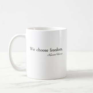 Caneca De Café Escolhemos Freedoom Kamala Harris