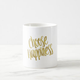 Caneca De Café Escolher Minigráfico de Folha Ouro de Cotações de 