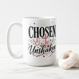 Caneca de Café Escolhido & Inabalável