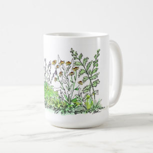 Caneca De Café Esconda nas flores