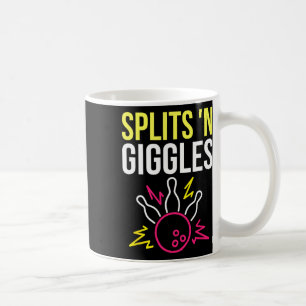 Caneca De Café Escórias de Camisa de Boliche de Splits n Giggles