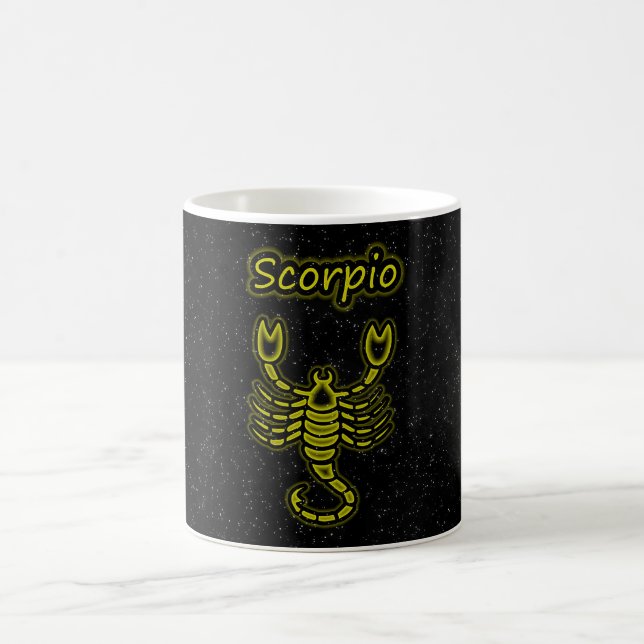 Caneca De Café Escorpião Brilho (Centro)