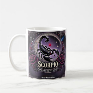 Caneca De Café Escorpião "Poder no Mistério" Zodiac Mug
