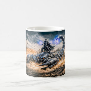 Caneca De Café Escorpião Zodíaco com Guerreiro e S Mecânico Gigan