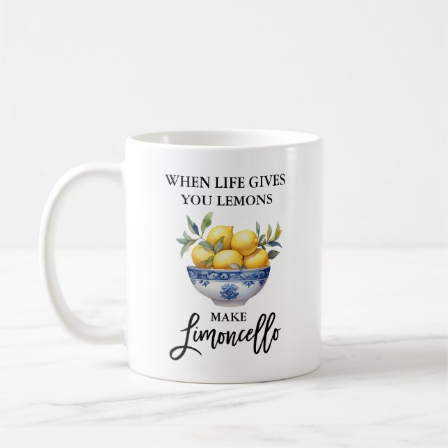 Caneca De Café Escova-Escova Limões Limoncello (Esquerda)