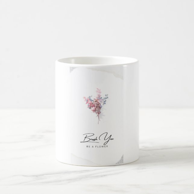 Caneca De Café "Escove-te e seja uma flor" (Centro)