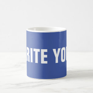 CANECA DE CAFÉ ESCREVA O SEU