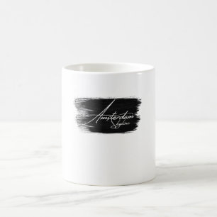 Caneca De Café Escrevendo Skyline Amsterdã