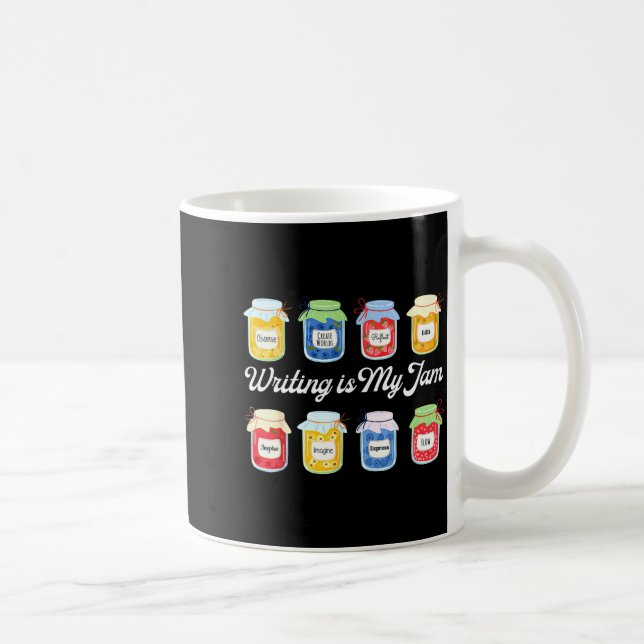 Caneca De Café Escrever é muito engraçado escritor autor professo (Direita)