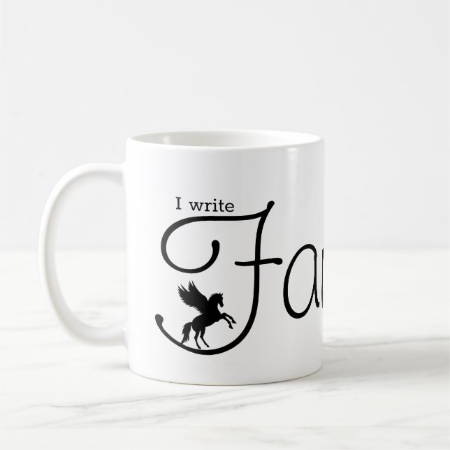 Caneca De Café Escrevo Fanstasy, Pegasus (Esquerda)