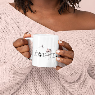 Caneca De Café Escrevo Motivação