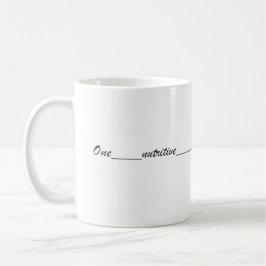 Caneca De Café Escribe One nutritive coffee