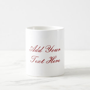 Caneca De Café Escrita manual profissional adicionar texto modern