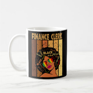 Caneca De Café Escritor de Finanças História Negra Afro-Americana