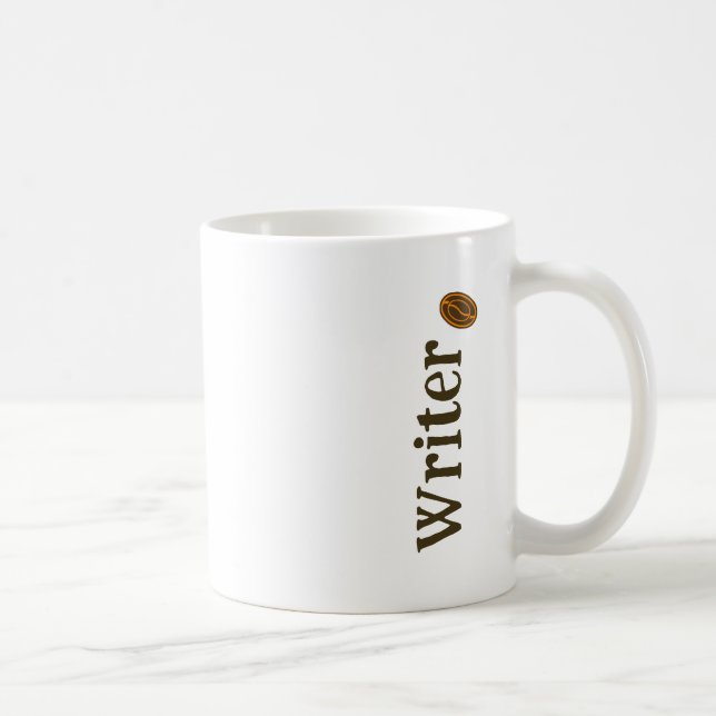 Caneca De Café Escritor Período c/ Café Grãos Escritores Romancis (Direita)