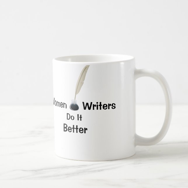 Caneca De Café Escritores das mulheres melhora (Direita)