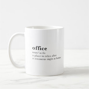 Caneca De Café escritório - definição de dicionário